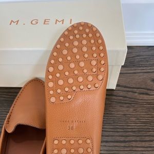 M.Gemi loafer shoes size 38(7.5) brand new, cappuccino color